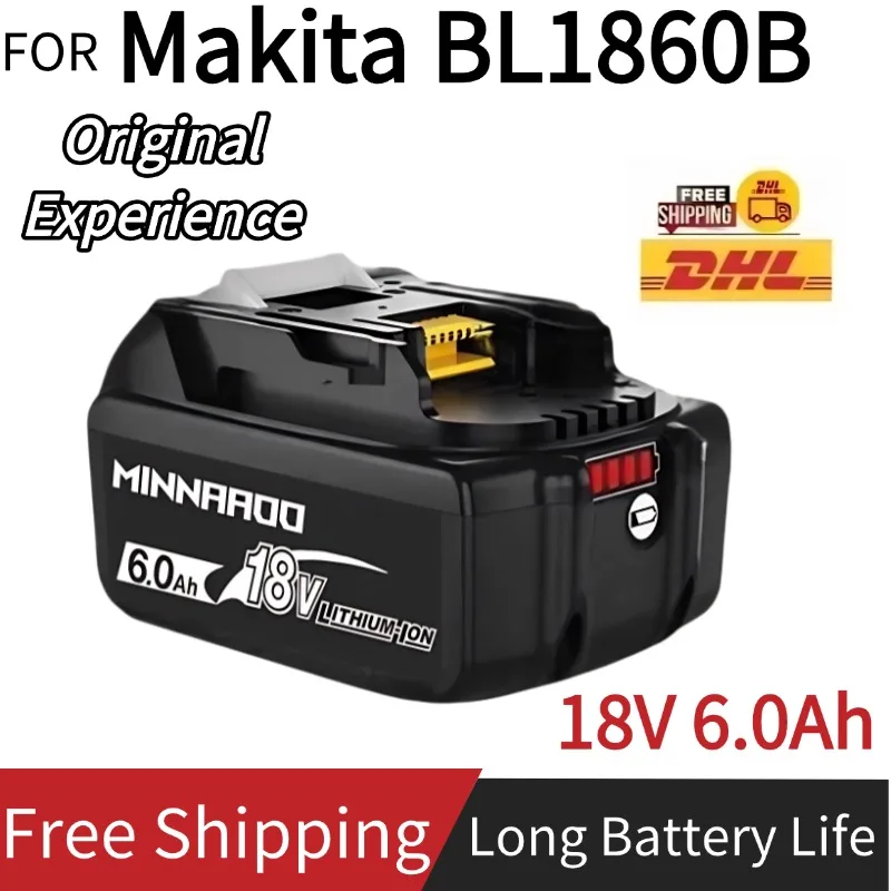 For Makita Original 18V Battery, Replace The Battery of Electric Tools Makita BL1830B BL1840B BL1850B BL1860B
For Makita Original 18V Battery, Replace The Battery of Electric Tools Makita BL1830B BL1840B BL1850B BL1860B