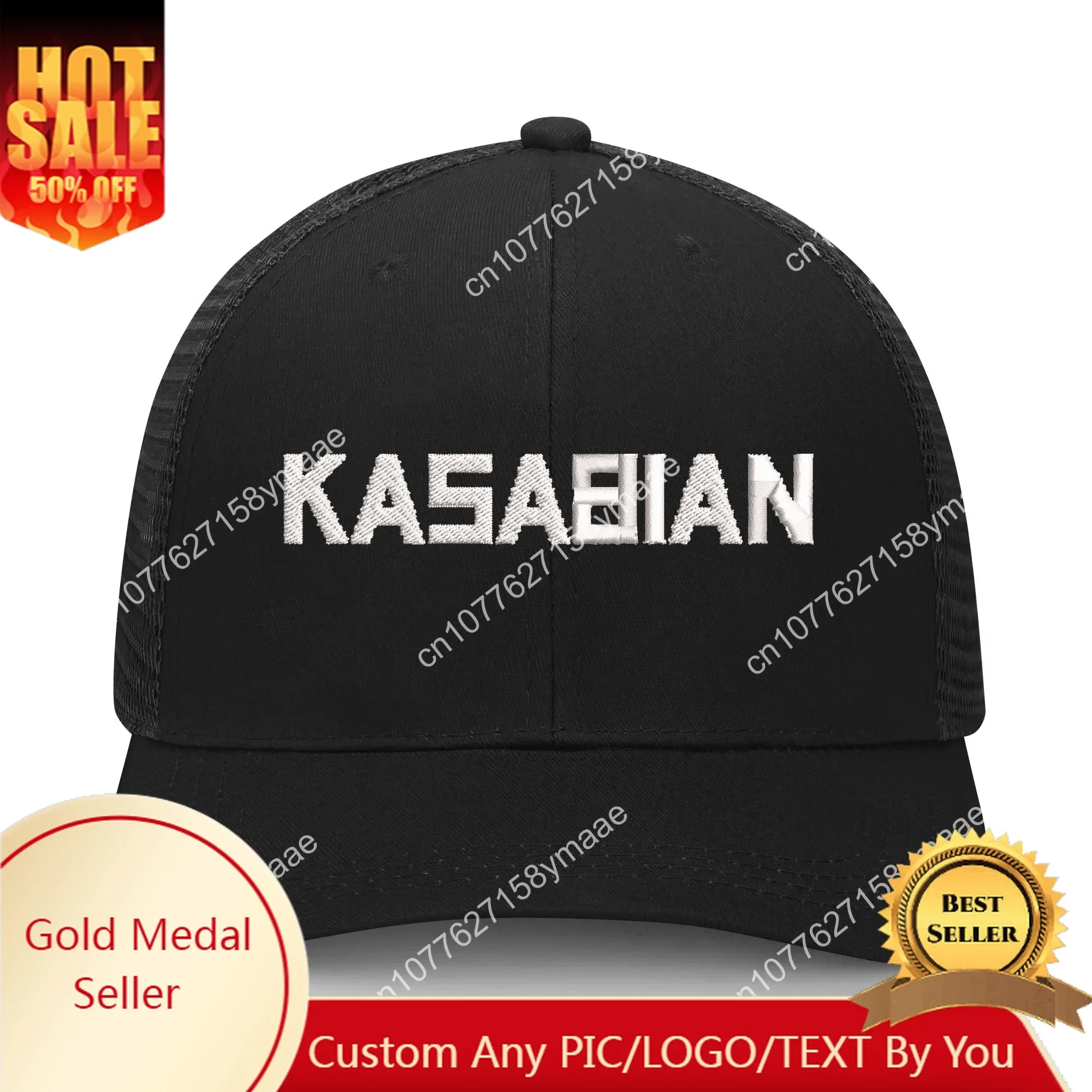 Kasabian Band Embroidery Hat Mens Womens Sports Baseball Hat Breathable Mesh Summer Sun Visor Headwear Custom Made Caps Logo
Kasabian Band Embroidery Hat Mens Womens Sports Baseball Hat Breathable Mesh Summer Sun Visor Headwear Custom Made Caps Logo