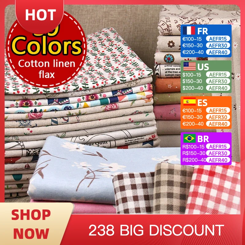 Printed cotton and linen fabric, pastoral, broken fabric, handmade, DIY table cloth, curtain, home textile, sewing
Printed cotton and linen fabric, pastoral, broken fabric, handmade, DIY table cloth, curtain, home textile, sewing