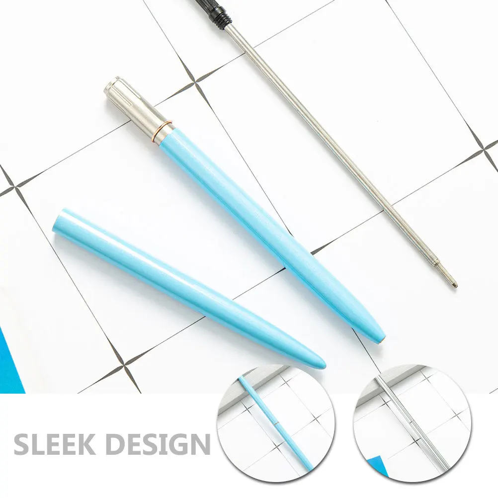 6Pcs Writing Ballpoint Pen Smooth Metal Business Pens for Office Desk Signing Pen Hotel Front Desk Stationery Supplies
6Pcs Writing Ballpoint Pen Smooth Metal Business Pens for Office Desk Signing Pen Hotel Front Desk Stationery Supplies