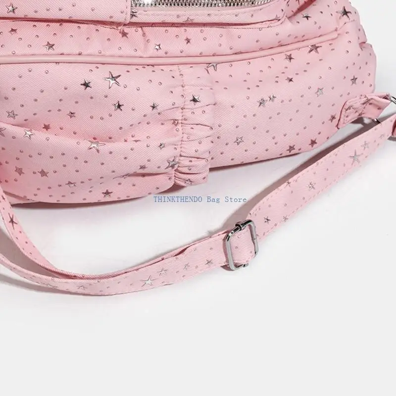 340D Large Capacity Nylon Backpack With Star Pattern Shoulder Bag For Women and Girls Pin Display Bag Easy To Carry
340D Large Capacity Nylon Backpack With Star Pattern Shoulder Bag For Women and Girls Pin Display Bag Easy To Carry
