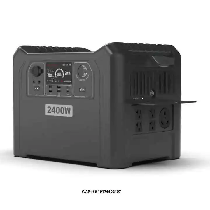 Large Capacity Solar Portable Generator Power Station Outdoor Camping 2400W Backup Solar Power Energy Generador Solar Portatil
Large Capacity Solar Portable Generator Power Station Outdoor Camping 2400W Backup Solar Power Energy Generador Solar Portatil