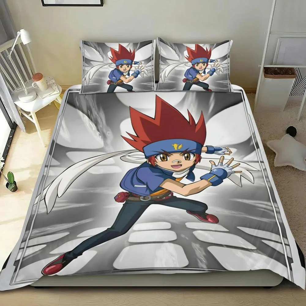 2026 Top 3D Cartoon Beyblade Burst Bedding Set Printed Bed Set With Pillowcase Bed Duvet Cover Single Double Queen Super King Si
2026 Top 3D Cartoon Beyblade Burst Bedding Set Printed Bed Set With Pillowcase Bed Duvet Cover Single Double Queen Super King Si