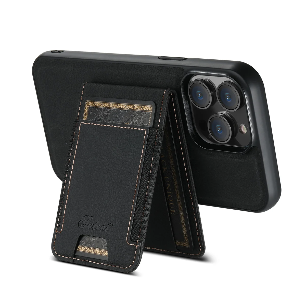 SUTENi Litchi Pattern Detachable Card Bag Magsafe Leather Case for iPhone 15 Pro Max 12 13 Pro 14 Plus Wireless Charging Case
SUTENi Litchi Pattern Detachable Card Bag Magsafe Leather Case for iPhone 15 Pro Max 12 13 Pro 14 Plus Wireless Charging Case