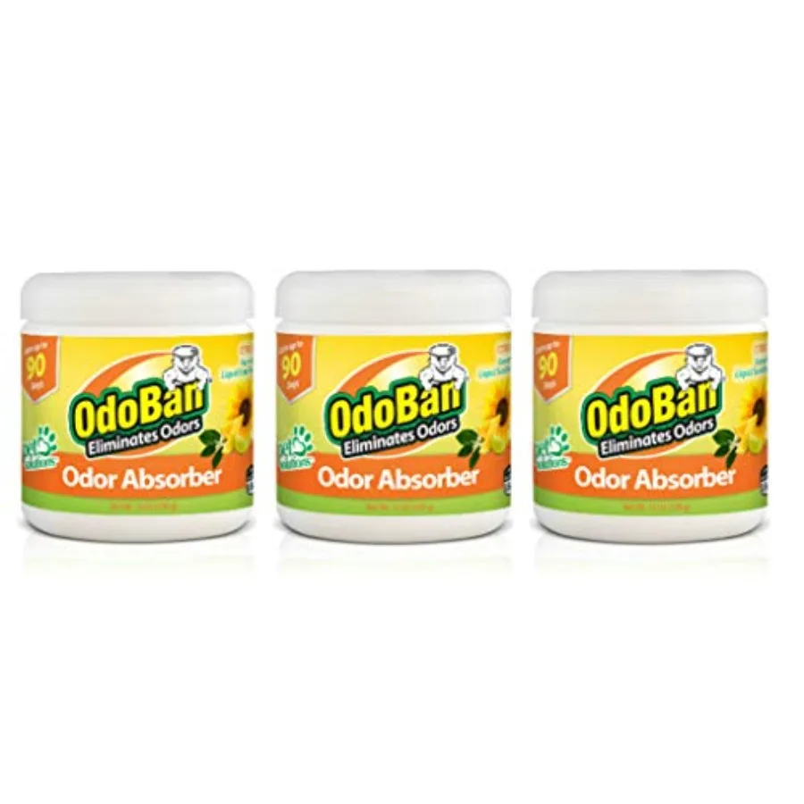 OdoBan Solid Odor Absorber Eliminator for Home and Small Spaces, Scent, Each, 3-Pack
OdoBan Solid Odor Absorber Eliminator for Home and Small Spaces, Scent, Each, 3-Pack