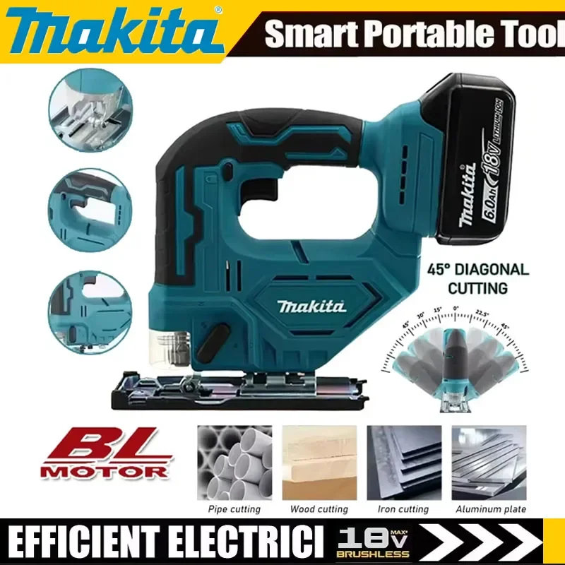Makita DJV182Z Cordless 18V Lithium Battery Rechargeable Electric Jig Saw Curve Saw Woodworking Cutting Multifunction Saw
Makita DJV182Z Cordless 18V Lithium Battery Rechargeable Electric Jig Saw Curve Saw Woodworking Cutting Multifunction Saw