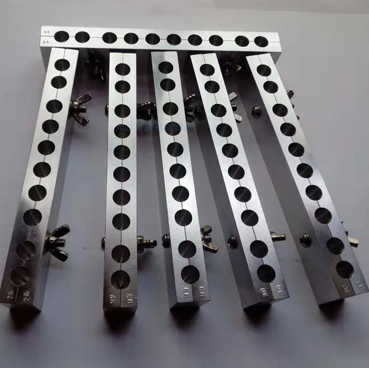 10 Hole Torpedo Shaped Suppository Aluminum Alloy Mold Laboratory Scientific Research Special Manual Mold Can Be Customized
10 Hole Torpedo Shaped Suppository Aluminum Alloy Mold Laboratory Scientific Research Special Manual Mold Can Be Customized