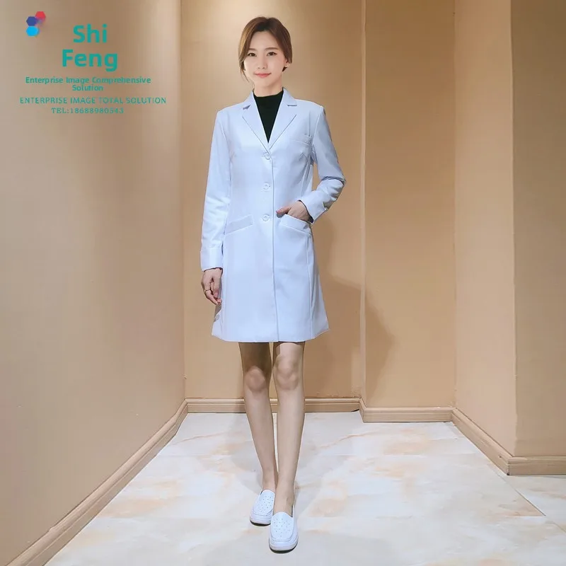 Korean Style Long Sleeve Women's Version Doctor's Coat Beauty Salon White Lab Coat Nurse Uniform Skin Care Tattoo Artist Work...
Korean Style Long Sleeve Women's Version Doctor's Coat Beauty Salon White Lab Coat Nurse Uniform Skin Care Tattoo Artist Work...