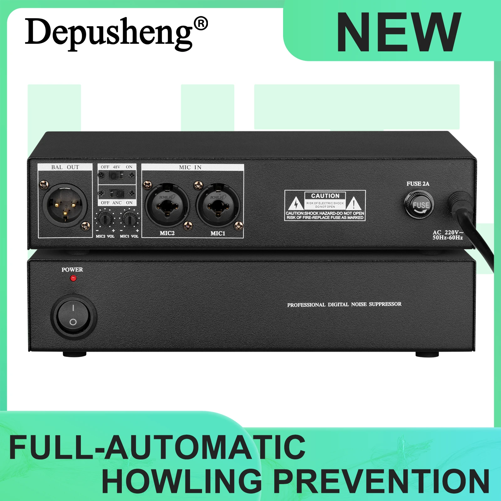 Feedback Destroyer with One-Key Auto Anti-Feedback HT-2300 – Professional Notch Filter for KTV, Stage, & Conference
Feedback Destroyer with One-Key Auto Anti-Feedback HT-2300 – Professional Notch Filter for KTV, Stage, & Conference