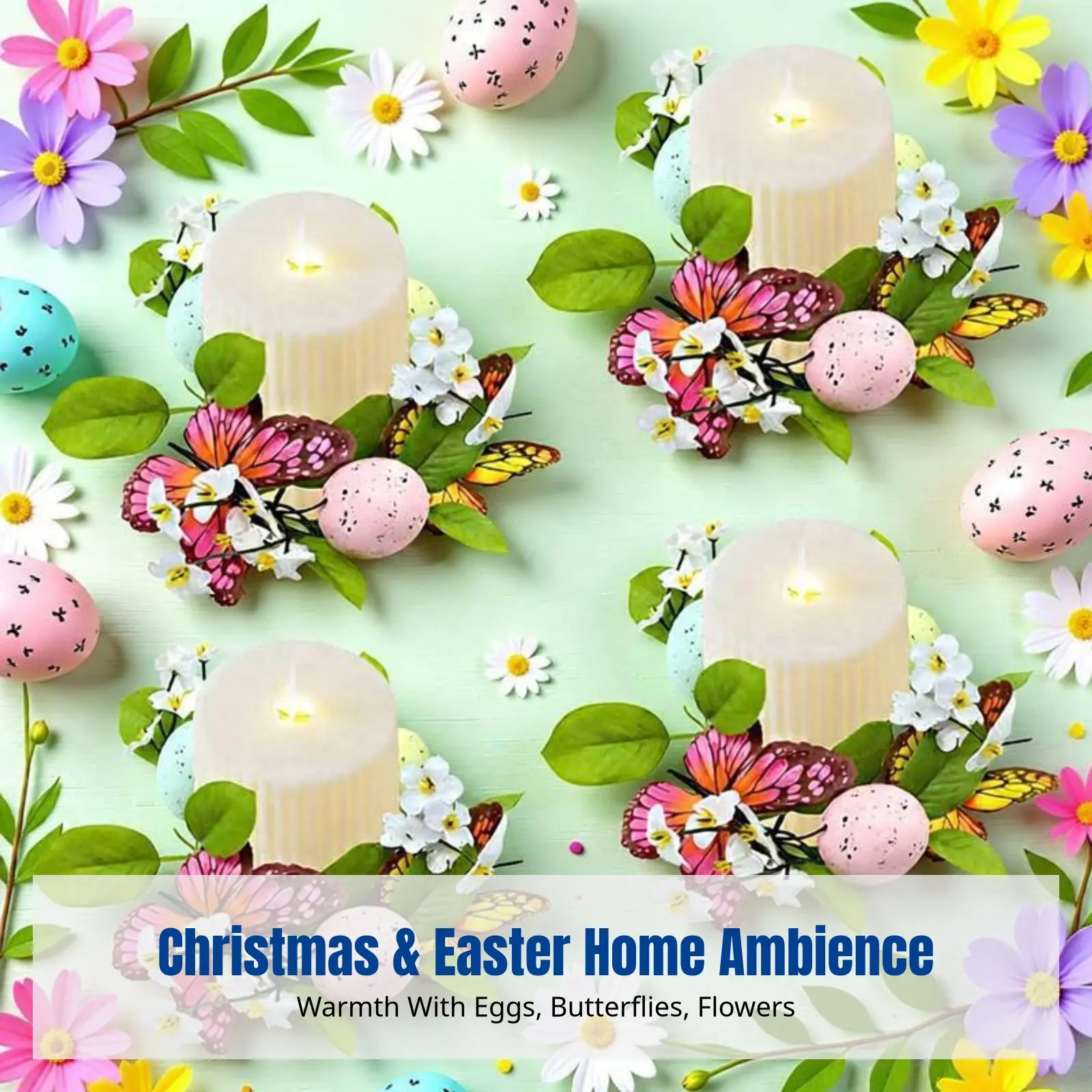 Christmas Foliage Wreath, Easter Oval Artificial Garland, Floral Home Decor, PU Material
Christmas Foliage Wreath, Easter Oval Artificial Garland, Floral Home Decor, PU Material