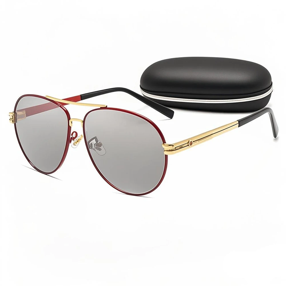 Aviation Photochromic Polarized Sunglasses for Men Women Brand Design Luxury Driving Chameleon Sun Glasses Eyewear Goggle 2025
Aviation Photochromic Polarized Sunglasses for Men Women Brand Design Luxury Driving Chameleon Sun Glasses Eyewear Goggle 2025