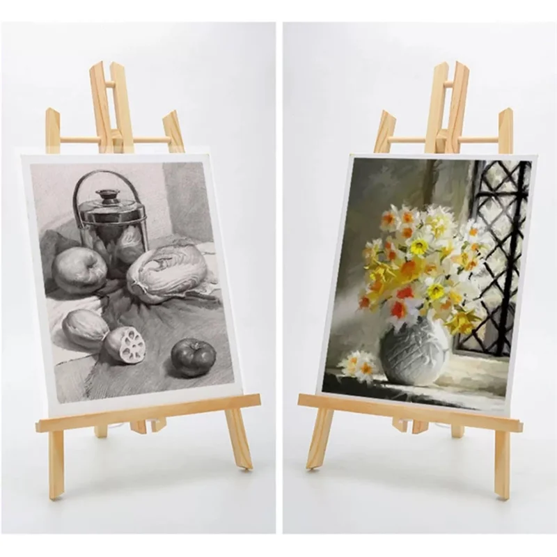 6Pcs 16 Inch Wood Easels,Easel Stand For Painting Canvases,Tabletop Display Easel,Painting Easel, Kids Student Easels Durable
6Pcs 16 Inch Wood Easels,Easel Stand For Painting Canvases,Tabletop Display Easel,Painting Easel, Kids Student Easels Durable