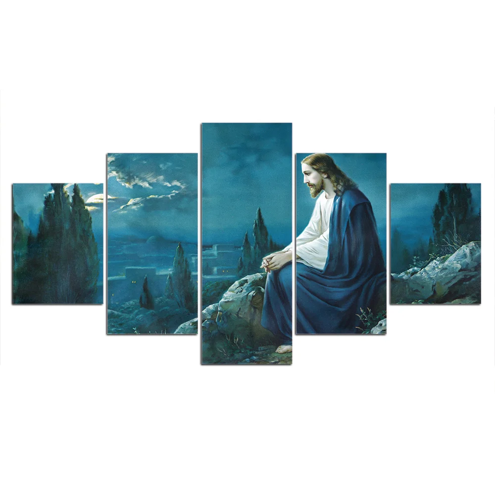 Decorative Painting 5 Piece HD Printed Jesus Christ Religious Painting Canvas Print Room Decor Poster Picture Canvas Art
Decorative Painting 5 Piece HD Printed Jesus Christ Religious Painting Canvas Print Room Decor Poster Picture Canvas Art