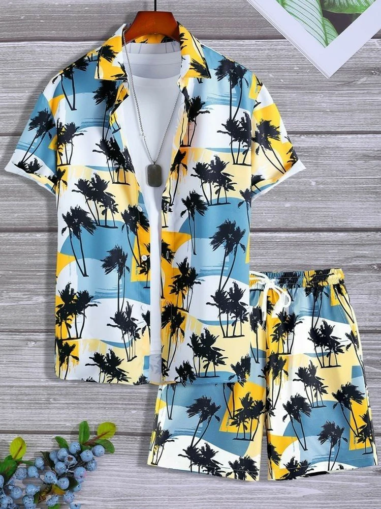 Летняя гавайская рубашка, мужская футболка, комплект рубашки на пуговицах с 3D принтом кокоса, топ + шорты, комплект из 2 предметов, повседневный модный пляжный комплект
Летняя гавайская рубашка, мужская футболка, комплект рубашки на пуговицах с 3D принтом кокоса, топ + шорты, комплект из 2 предметов, повседневный модный пляжный комплект