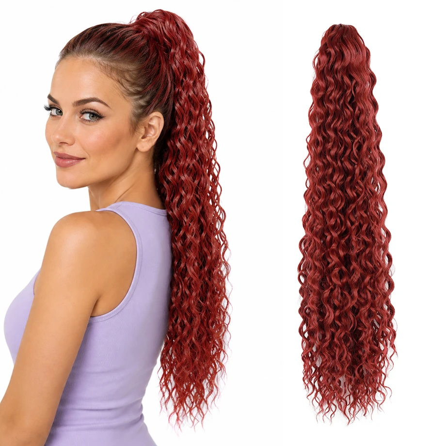 Loose Curly Ponytail Extension Claw Clip Pony Tail Synthetic Hair Extensions Long Wavy Hairpieces for Women Fluffy Daily Use
Loose Curly Ponytail Extension Claw Clip Pony Tail Synthetic Hair Extensions Long Wavy Hairpieces for Women Fluffy Daily Use