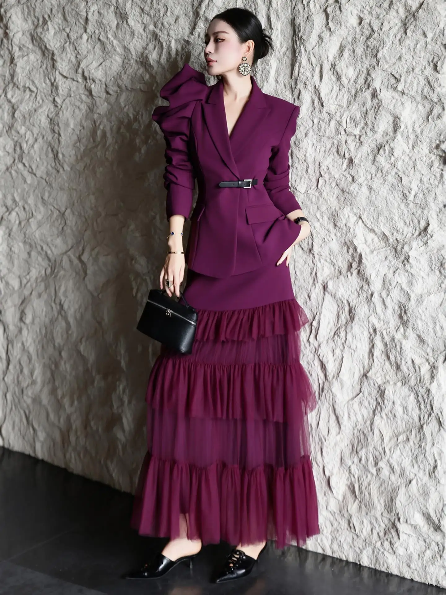 Elegant Spring Autumn Ladylike Fashionable Suit Jacket And Skirt Two Piece Set Women's Polyester Fiber Anti-Wrinkle
Elegant Spring Autumn Ladylike Fashionable Suit Jacket And Skirt Two Piece Set Women's Polyester Fiber Anti-Wrinkle