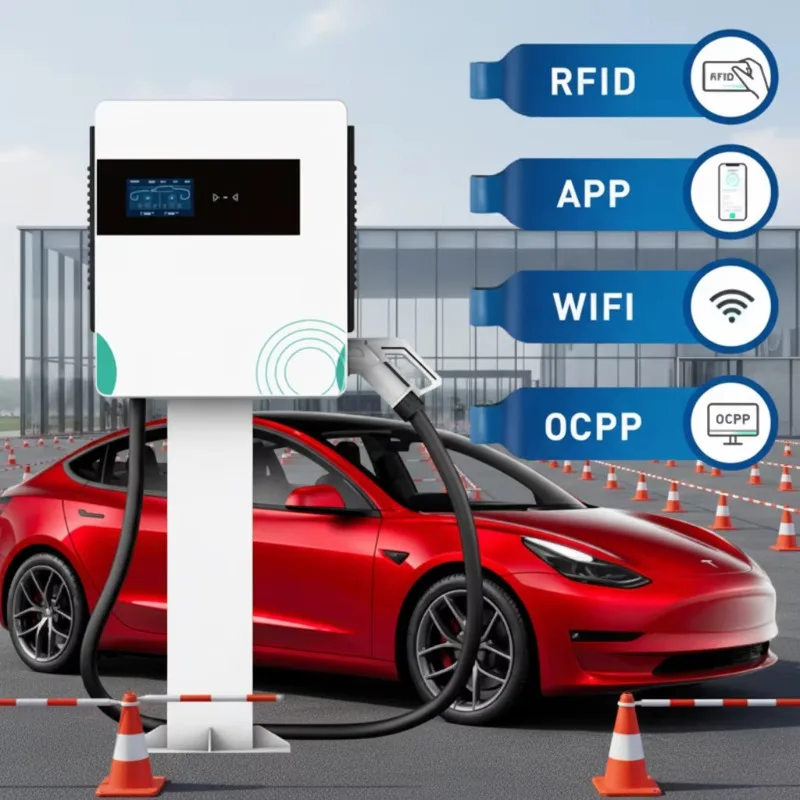Customized Ev Opladen Dc 120 Kw Station Dual Socket Dc Snelle Ev Oplader voor Elektrische Auto's APP Controle
Customized Ev Opladen Dc 120 Kw Station Dual Socket Dc Snelle Ev Oplader voor Elektrische Auto's APP Controle