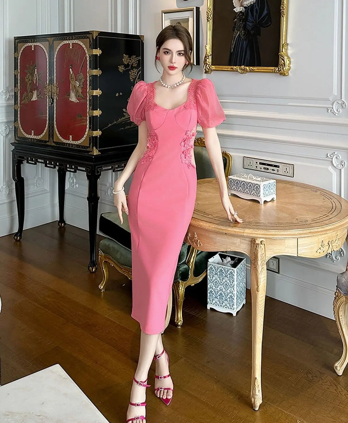 Customized Modern Jersey Appliques Evening Dresses High Quality Short Sleeves Square Neck Prom Dress Custom Size Party
Customized Modern Jersey Appliques Evening Dresses High Quality Short Sleeves Square Neck Prom Dress Custom Size Party