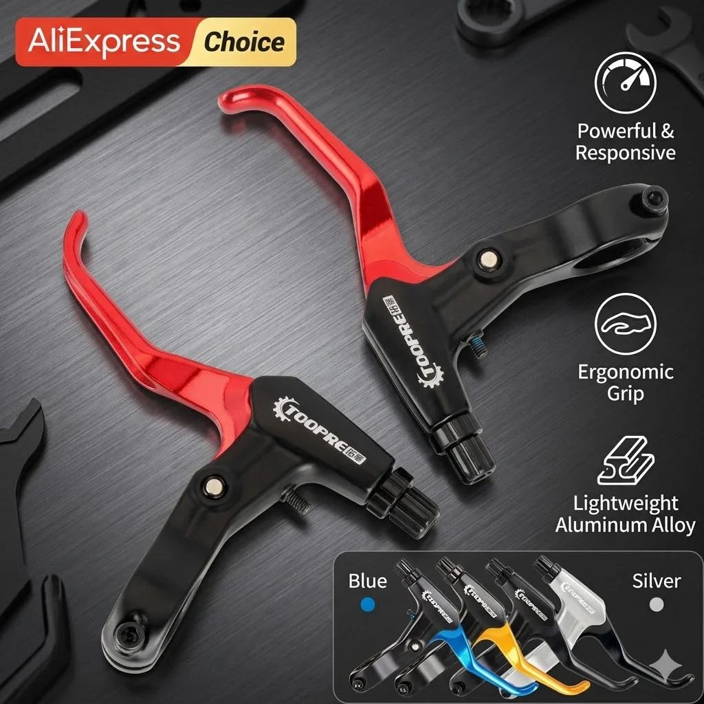 TOOPRE FR5 Aluminum Alloy Bicycle Brake Levers For MTB Road Bike 1 Pair Colorful V Brake Lever Universal Kids Folding Bike Parts
TOOPRE FR5 Aluminum Alloy Bicycle Brake Levers For MTB Road Bike 1 Pair Colorful V Brake Lever Universal Kids Folding Bike Parts