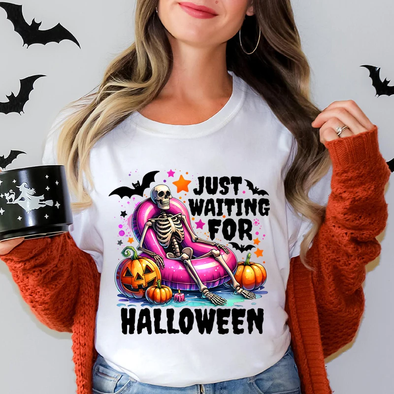 Women Fashion Happy Halloween T-shirts Aesthetic Clothing Graphic Tees T Shirt Vintage Ladies Tee Female Harajuku Clothes
Women Fashion Happy Halloween T-shirts Aesthetic Clothing Graphic Tees T Shirt Vintage Ladies Tee Female Harajuku Clothes
