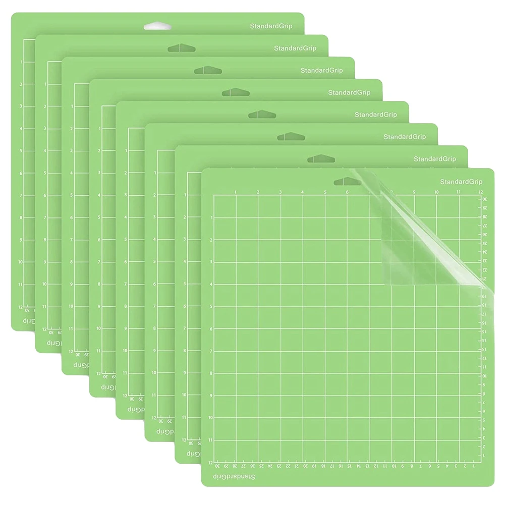 8Pack Cutting Mat for 12X12 Inch StandardGrip Adhesive Sticky Mat for Explore One/Air/Air 2/Maker
8Pack Cutting Mat for 12X12 Inch StandardGrip Adhesive Sticky Mat for Explore One/Air/Air 2/Maker