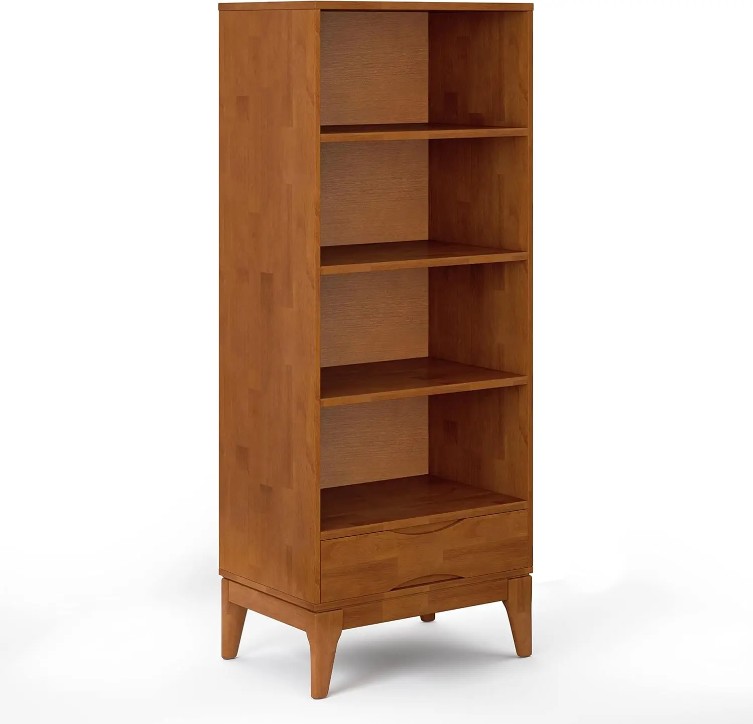 Harper Solid Hardwood 24 Inch Mid Modern Bookcase With Storage In Teak Brown, For The Living Room, Study Room And Office
Harper Solid Hardwood 24 Inch Mid Modern Bookcase With Storage In Teak Brown, For The Living Room, Study Room And Office