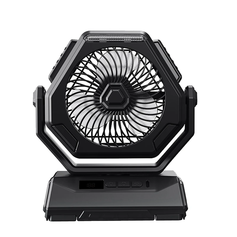 Outdoor Camping Fan 6000Mah Rechargeable Ceiling Oscillating Fan Portable Air Conditioner Air Cooler With Lighting
Outdoor Camping Fan 6000Mah Rechargeable Ceiling Oscillating Fan Portable Air Conditioner Air Cooler With Lighting