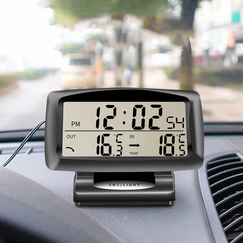 Electronic Thermometer Waterproof Rustproof Metal Car Dashboard Decoration Dual Display Backlit Clock For Auto Luminous
Electronic Thermometer Waterproof Rustproof Metal Car Dashboard Decoration Dual Display Backlit Clock For Auto Luminous