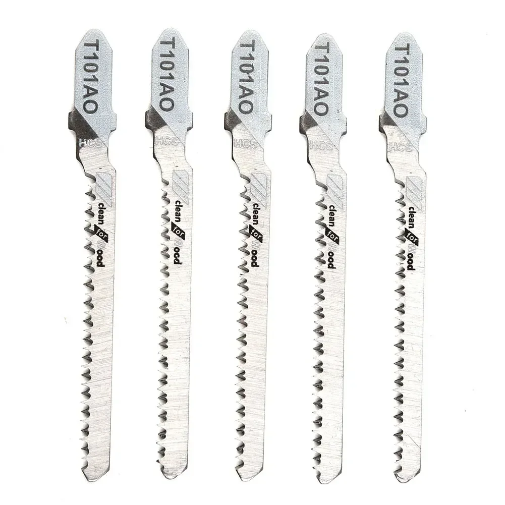 5pcs 82mm T101AO HCS Steel T-Shank Jigsaw Blades Curve Cutting Tool Reolacement For Cutting Wood Plastic Power Tool Accessory
5pcs 82mm T101AO HCS Steel T-Shank Jigsaw Blades Curve Cutting Tool Reolacement For Cutting Wood Plastic Power Tool Accessory