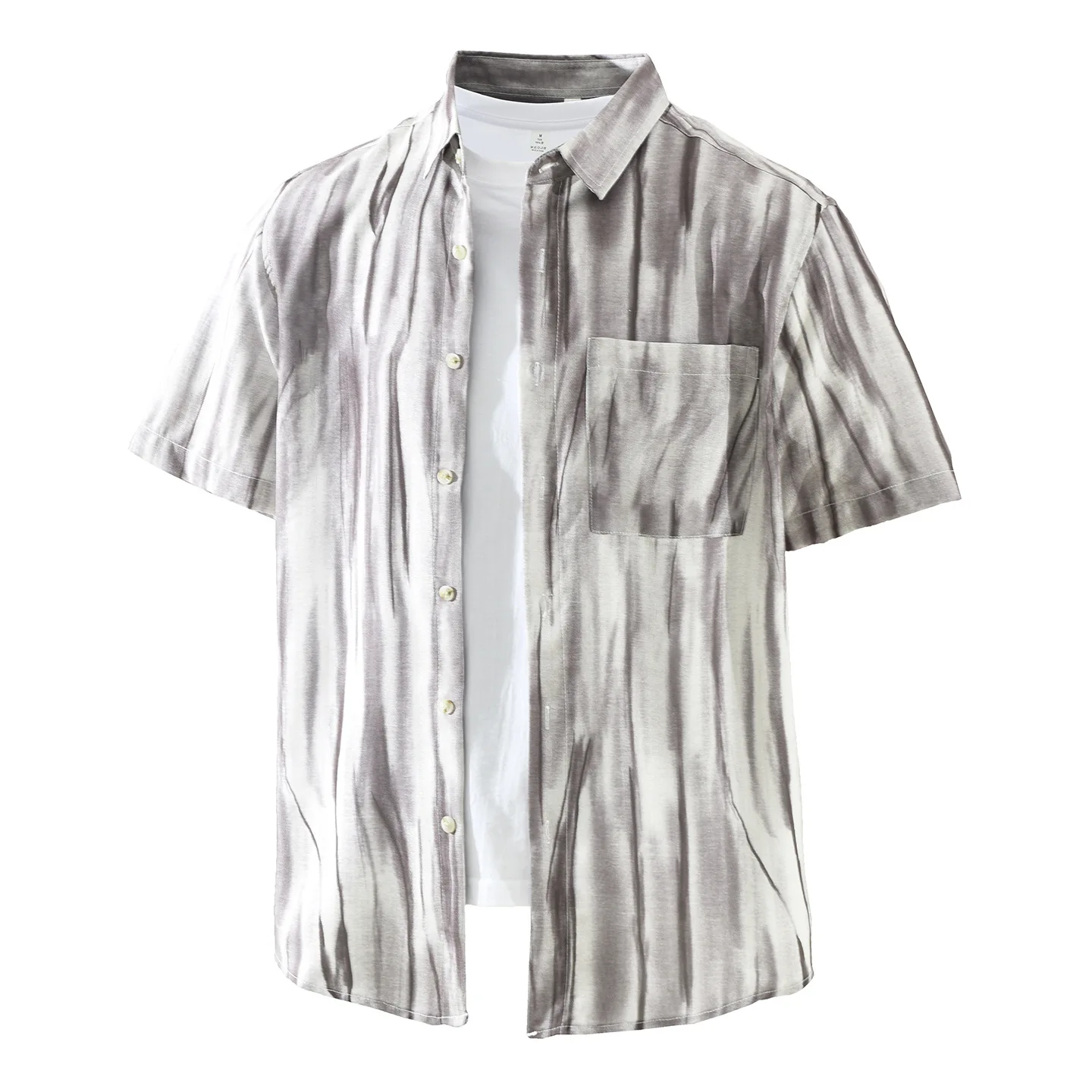 Street Style Men's Loose Fit Short Sleeve Shirt Dyed Fashion Casual Printed Top Polyester Material Flip Collar Daily Wear
Street Style Men's Loose Fit Short Sleeve Shirt Dyed Fashion Casual Printed Top Polyester Material Flip Collar Daily Wear