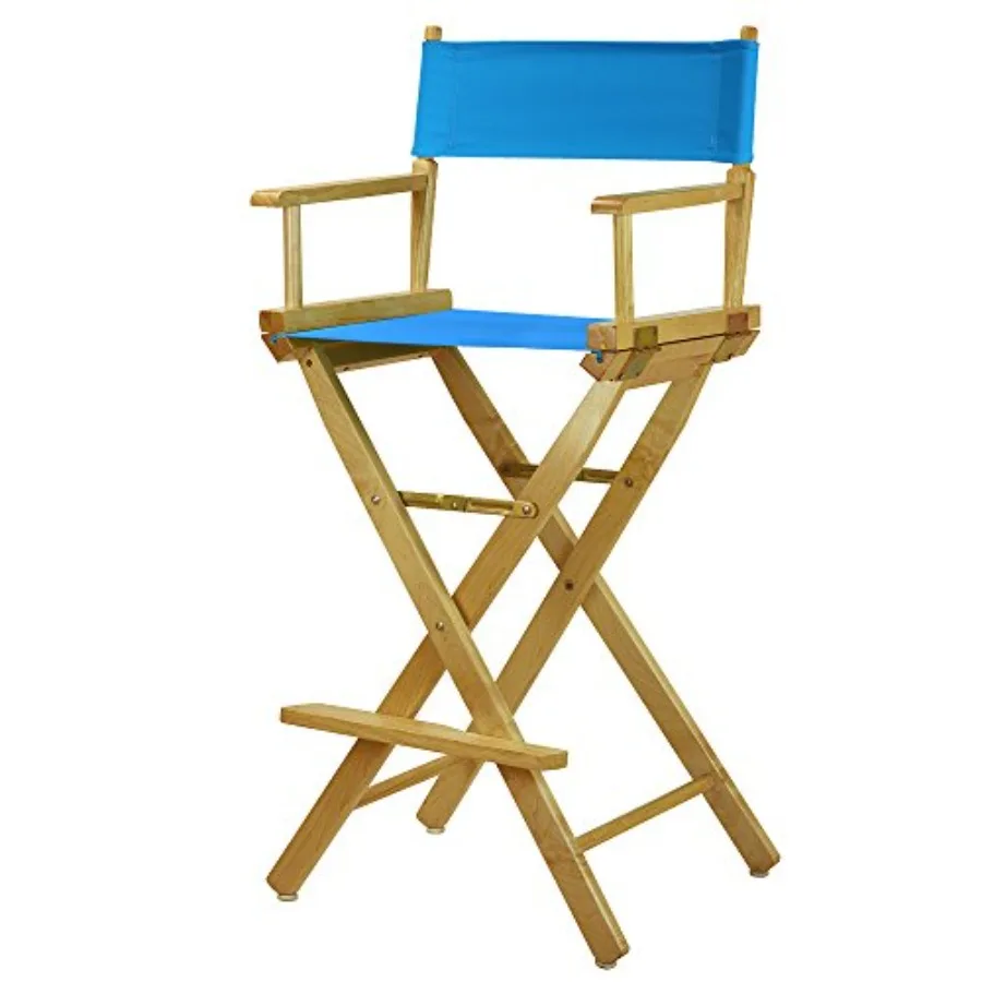 230-00/021-27 Director Chair 30" - Bar Height Natural Frame/Turquoise Canvas
230-00/021-27 Director Chair 30" - Bar Height Natural Frame/Turquoise Canvas