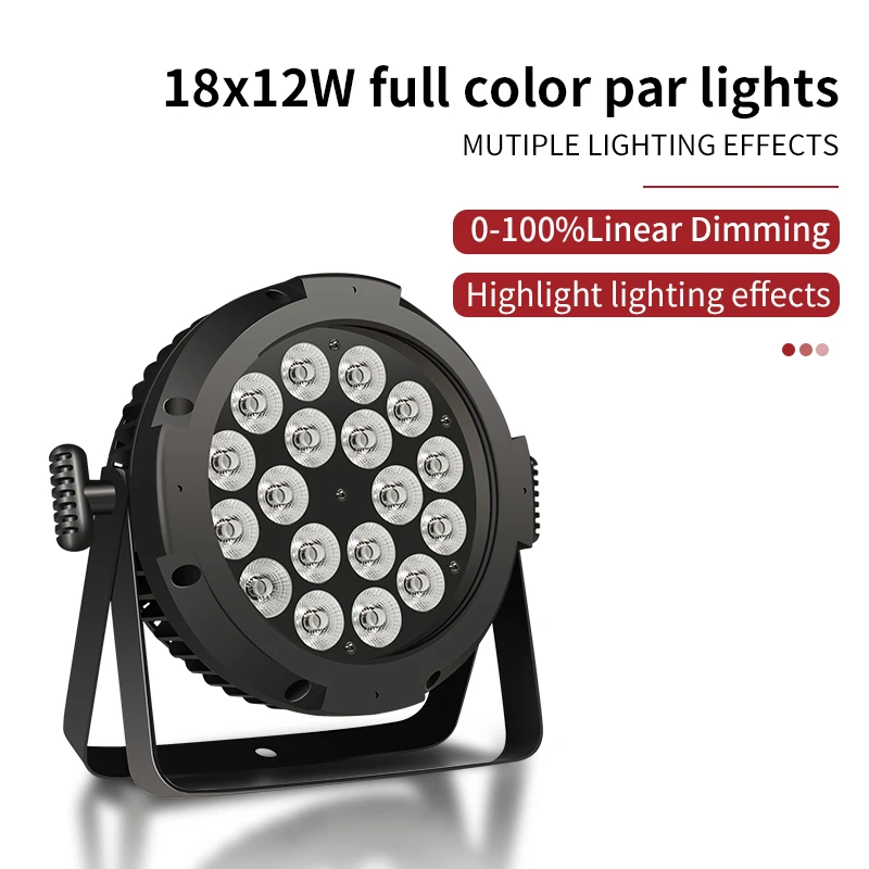 Outdoor waterproof 18x12wRGBW4in1 par light IP65 ultra-thin wedding stage performance theater stage light
Outdoor waterproof 18x12wRGBW4in1 par light IP65 ultra-thin wedding stage performance theater stage light
