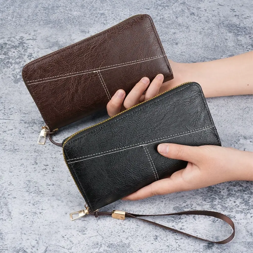 Новый мужской кошелек из искусственной кожи, черный, кофейный, коричневый, длинный стиль, несколько карманов, большой емкости, ретро-кошелек для монет для мужчин и женщин
Новый мужской кошелек из искусственной кожи, черный, кофейный, коричневый, длинный стиль, несколько карманов, большой емкости, ретро-кошелек для монет для мужчин и женщин