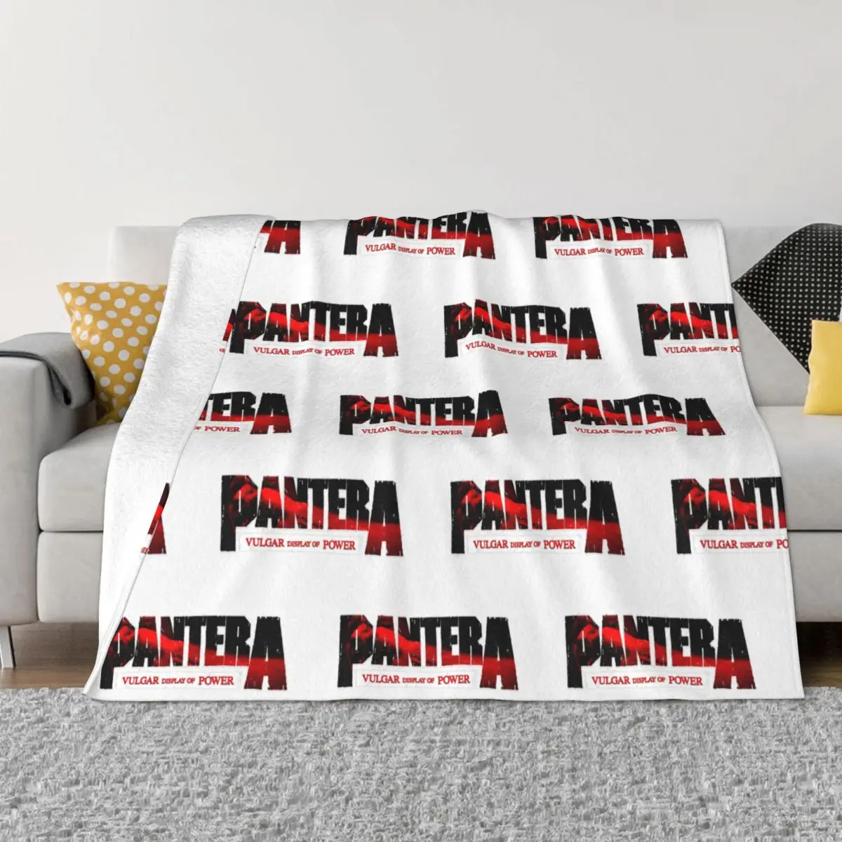 Красный Panterad Vulgar Display Of Power Logo Бархатное одеяло Одеяла рок-группы для дивана Спальня Супер мягкое покрывало
Красный Panterad Vulgar Display Of Power Logo Бархатное одеяло Одеяла рок-группы для дивана Спальня Супер мягкое покрывало