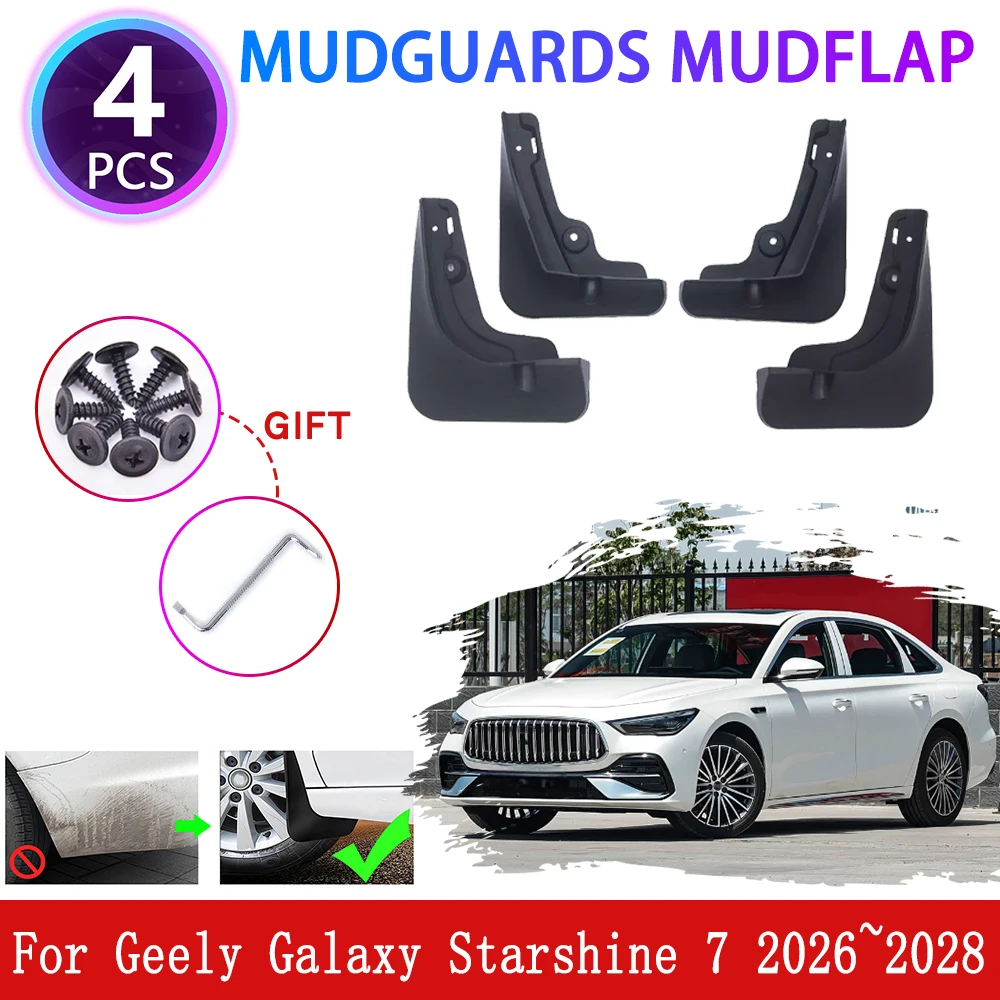 Car Mudguard Mud For Geely Galaxy Starshine 7 2026~2028 2027 Accessories Splash Fender Mudflap Tool Flare Cover Guard Auto Parts
Car Mudguard Mud For Geely Galaxy Starshine 7 2026~2028 2027 Accessories Splash Fender Mudflap Tool Flare Cover Guard Auto Parts