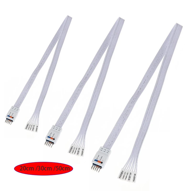 20/30/50cm Motherboard Front Panel Cable Universal 9Pin F-PANEL Adapter With Labeled Connectors For PC Case DIY Modding
20/30/50cm Motherboard Front Panel Cable Universal 9Pin F-PANEL Adapter With Labeled Connectors For PC Case DIY Modding
