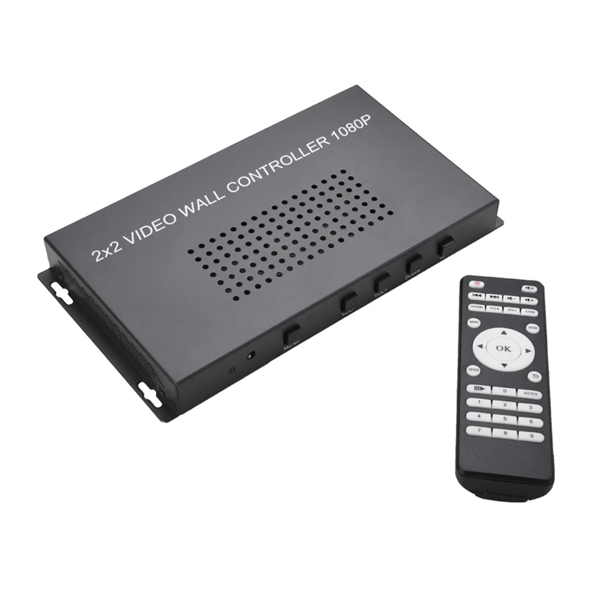 T05C-Video Processor HDMI-Compatible 2x2 HD Video Screen Splicer with U Disk Playback Multi-Screen Splicing Processor US Plug
T05C-Video Processor HDMI-Compatible 2x2 HD Video Screen Splicer with U Disk Playback Multi-Screen Splicing Processor US Plug