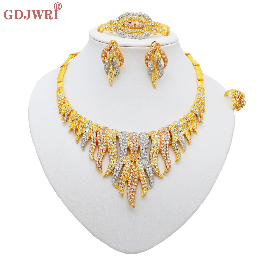 Luxury India Dubai Irregular Large Necklace Earrings Jewelry Set For Ethiopian Bride Golden Set Wedding Party Accessories
Luxury India Dubai Irregular Large Necklace Earrings Jewelry Set For Ethiopian Bride Golden Set Wedding Party Accessories