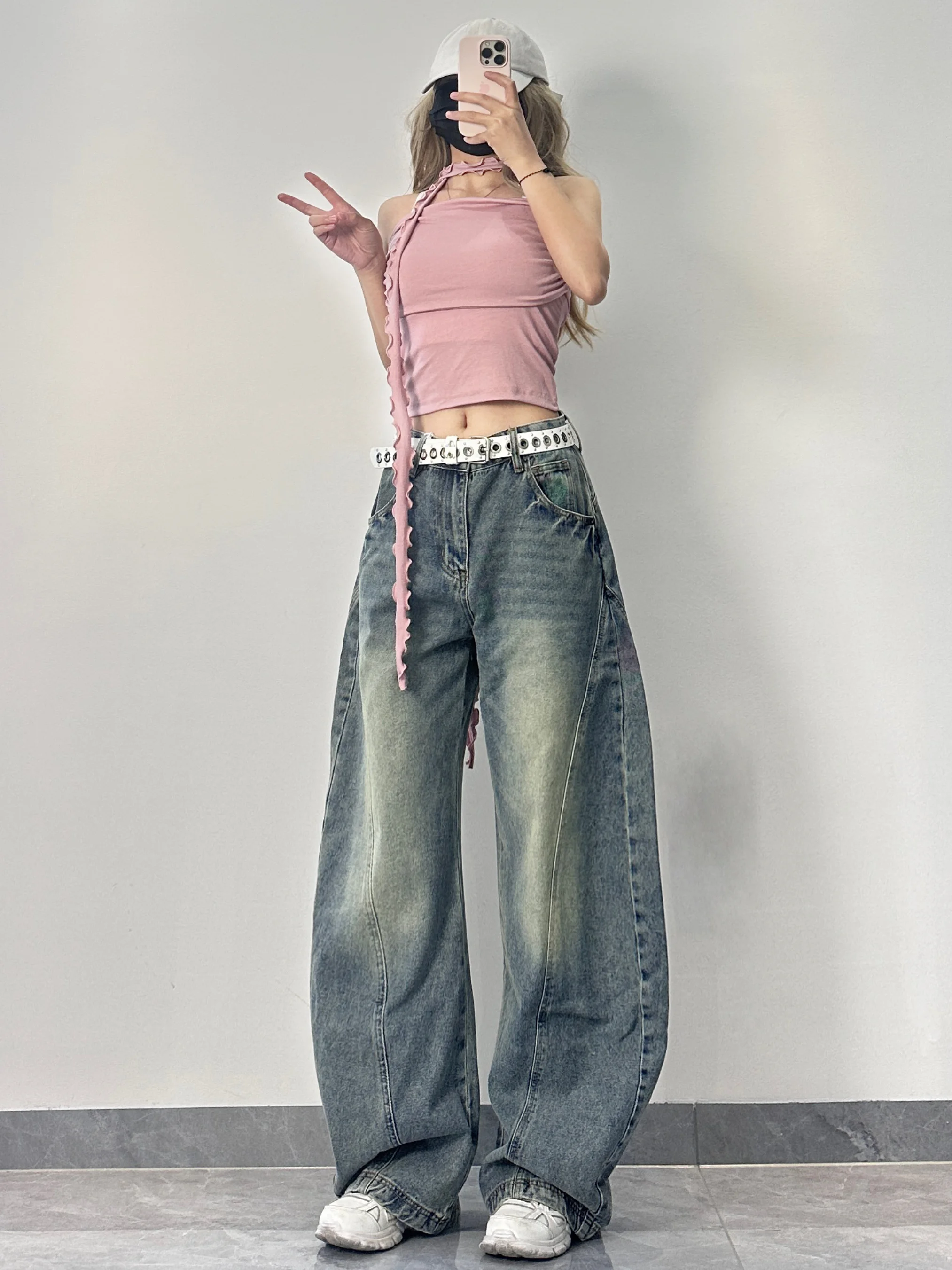 Комплект для джазовых танцев XXBUNI: женские джинсы с винтажным дизайном и вырезами, а также топ с бретелями, повседневная летняя одежда из денима
Комплект для джазовых танцев XXBUNI: женские джинсы с винтажным дизайном и вырезами, а также топ с бретелями, повседневная летняя одежда из денима