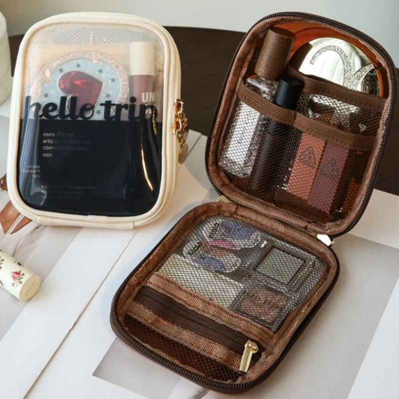 Mini Makeup Pouch Small Cute Preppy Clear Travel Cosmetic Bag Zipper Toiletry Storage Clutch Coin Pouch for Women 2024 New
Mini Makeup Pouch Small Cute Preppy Clear Travel Cosmetic Bag Zipper Toiletry Storage Clutch Coin Pouch for Women 2024 New