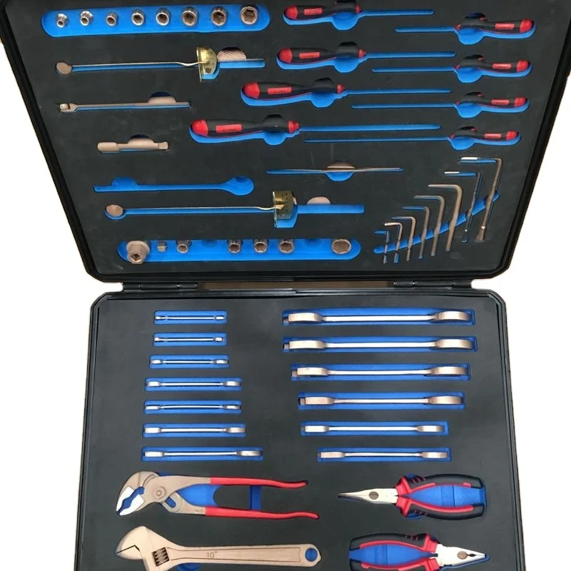 Beryllium Copper Non Sparking Tools Set 56pcs Suitable for Various Fields
Beryllium Copper Non Sparking Tools Set 56pcs Suitable for Various Fields