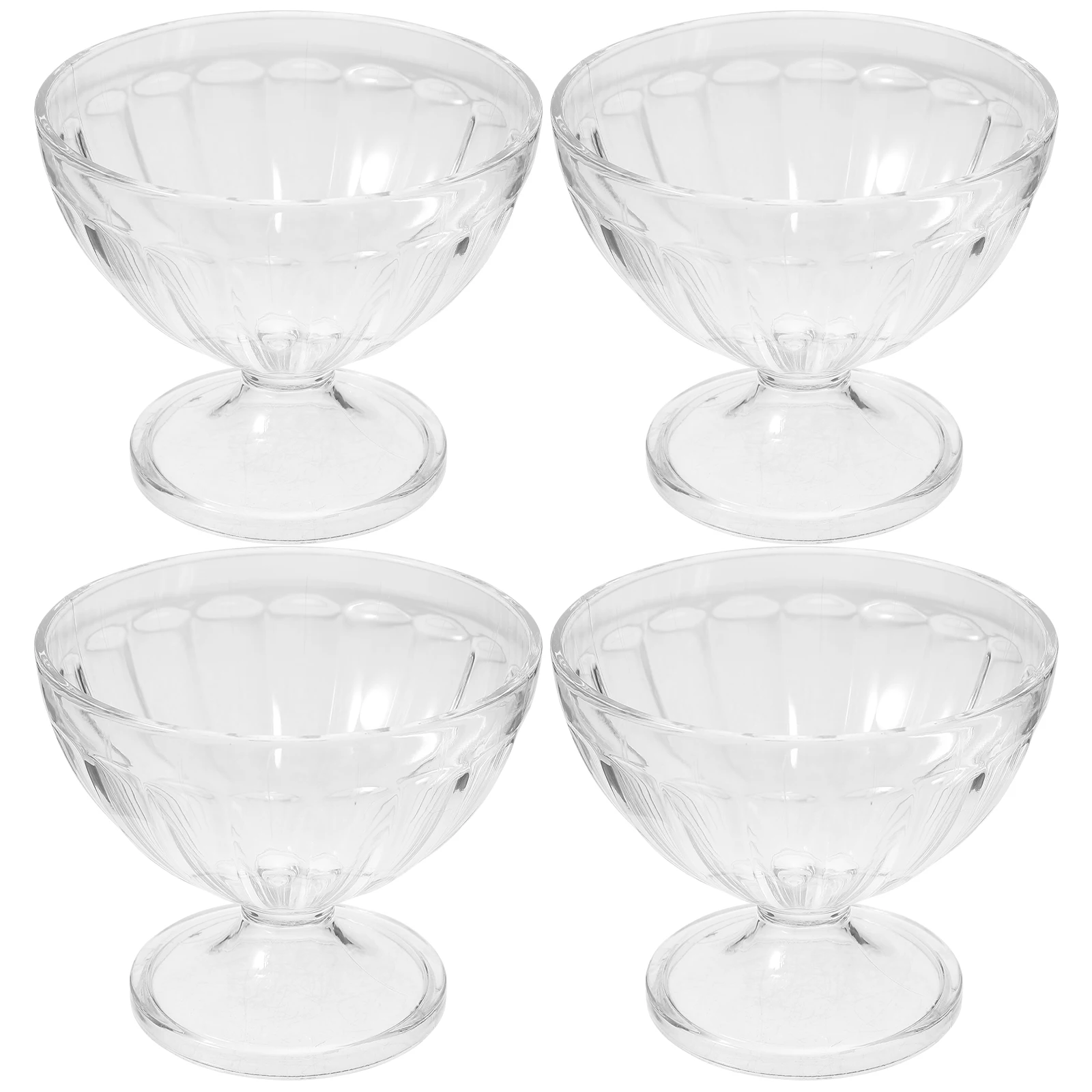 4 Pcs Ice Cream Cups Transparent AS Material Multi function Clear Storage Bowl Smoothie Dessert Child Kitchen Bar
4 Pcs Ice Cream Cups Transparent AS Material Multi function Clear Storage Bowl Smoothie Dessert Child Kitchen Bar