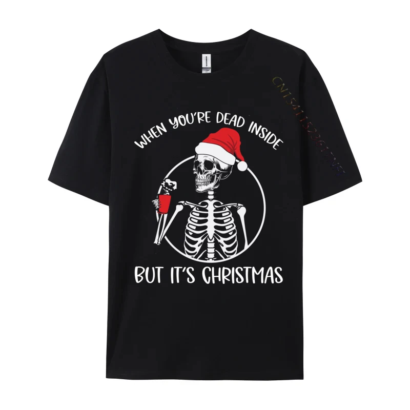 Coffee Skeleton When You're Dead Inside But It Is Christmas T Shirts Men T Shirt Cotton Oversized Tee Tops
Coffee Skeleton When You're Dead Inside But It Is Christmas T Shirts Men T Shirt Cotton Oversized Tee Tops