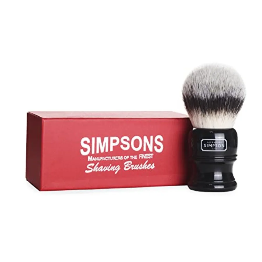 Alexander Simpsons Trafalgar 3 Black Shaving Brush - Synthetic High Density Fibre Handle - - Wet Shave Deluxe Thick and Luxurio
Alexander Simpsons Trafalgar 3 Black Shaving Brush - Synthetic High Density Fibre Handle - - Wet Shave Deluxe Thick and Luxurio