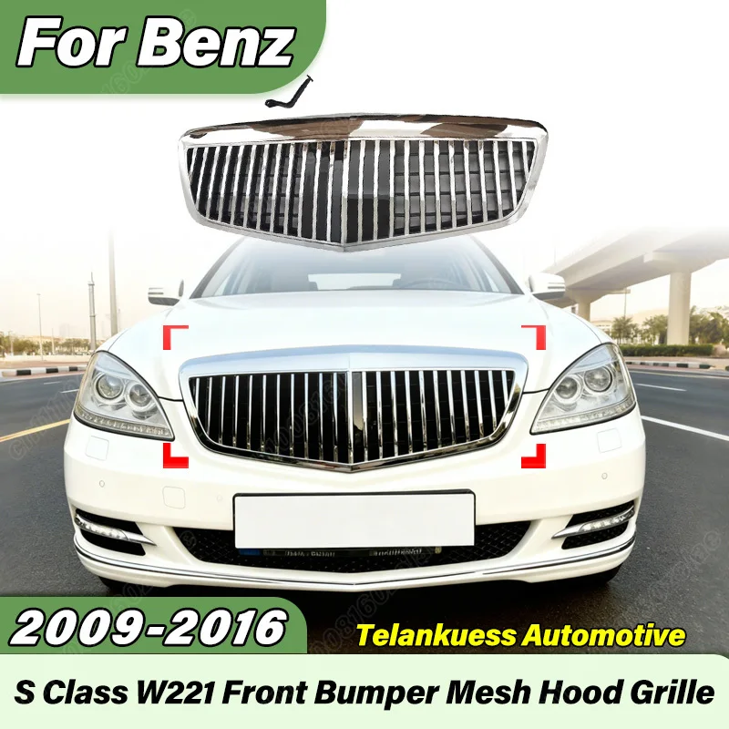 For Mercedes Benz S-Class W221 2009 2010 2011 2012 Automobile Maiba Style Front Bumper Air Intake Grille Body Modification Kit
For Mercedes Benz S-Class W221 2009 2010 2011 2012 Automobile Maiba Style Front Bumper Air Intake Grille Body Modification Kit