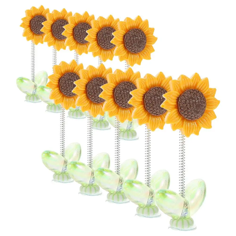 10 Pcs Sunflower Ornament Rocking Car Decoration Indoor Shaking Head Automotive Dashboard Cute Accessories
10 Pcs Sunflower Ornament Rocking Car Decoration Indoor Shaking Head Automotive Dashboard Cute Accessories
