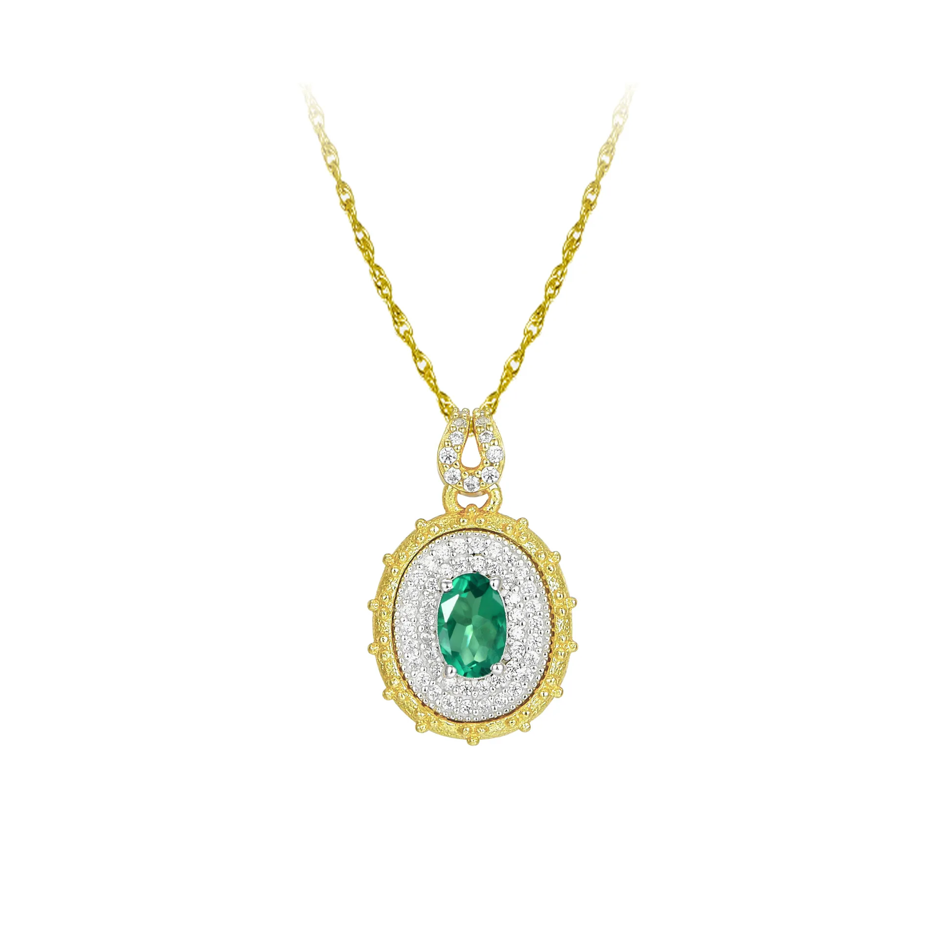 Новое серебро S925, инкрустированное яйцом 1 карат, 4*6, культивированное изумрудное дерево, светлое, роскошное нишевое дизайнерское ожерелье, свадебные украшения
Новое серебро S925, инкрустированное яйцом 1 карат, 4*6, культивированное изумрудное дерево, светлое, роскошное нишевое дизайнерское ожерелье, свадебные украшения