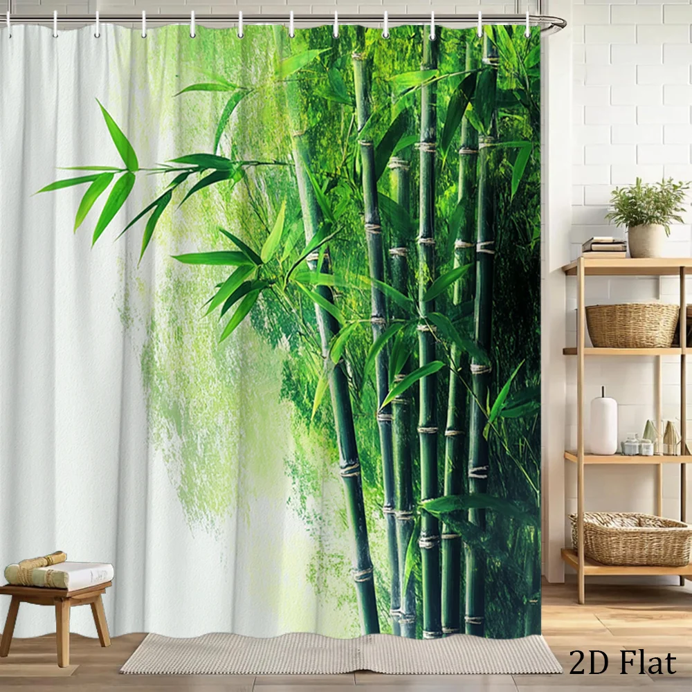 Bamboo Forest Shower Curtain Tropical Nature Green Waterproof Bathroom Curtain 180x180cm Decor Accent
Bamboo Forest Shower Curtain Tropical Nature Green Waterproof Bathroom Curtain 180x180cm Decor Accent