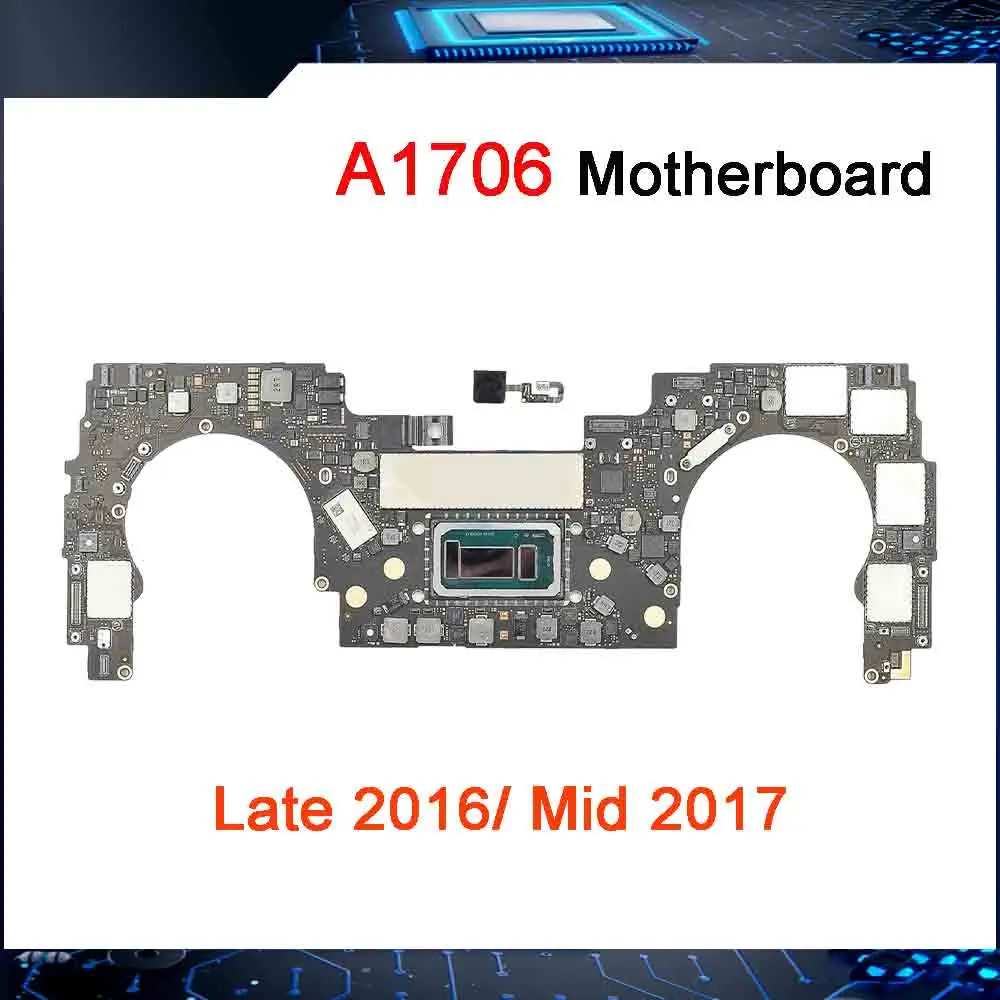 Original A1706 Motherboard 820-00239-A 820-00239-09 for MacBook Pro Retina 13" Logic Board i5 8GB 2016 2017 With Power Button
Original A1706 Motherboard 820-00239-A 820-00239-09 for MacBook Pro Retina 13" Logic Board i5 8GB 2016 2017 With Power Button