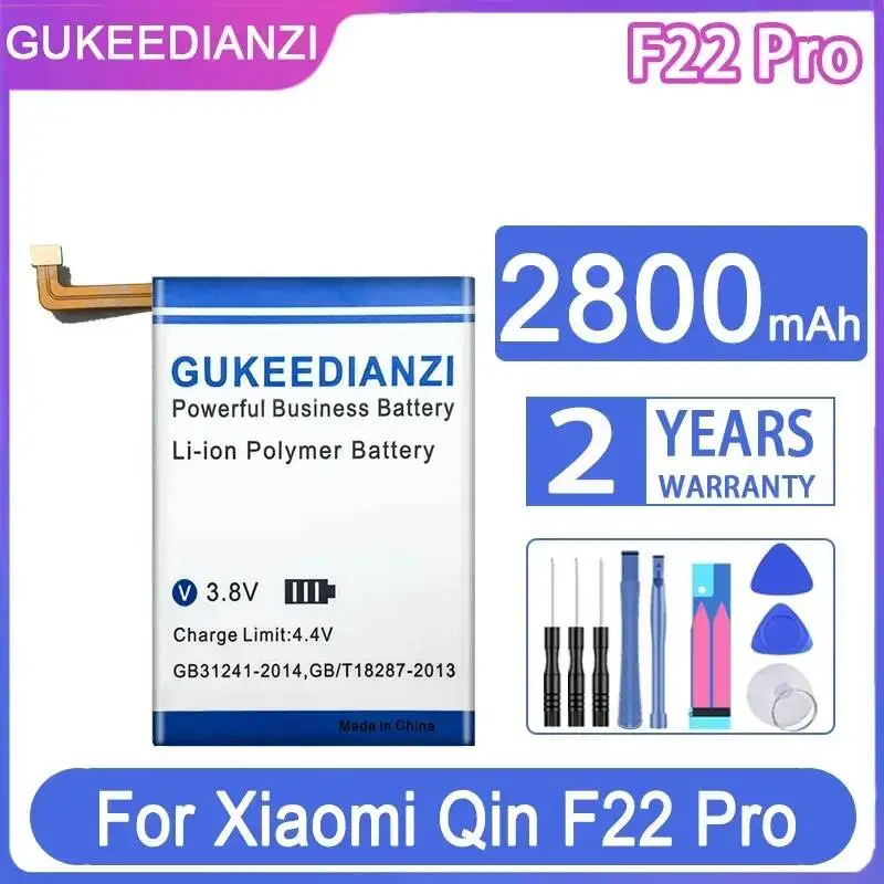 Premium Replacement For Xiaomi Qin F22 Pro 2800mAh Mobile Phone Battery
Premium Replacement For Xiaomi Qin F22 Pro 2800mAh Mobile Phone Battery